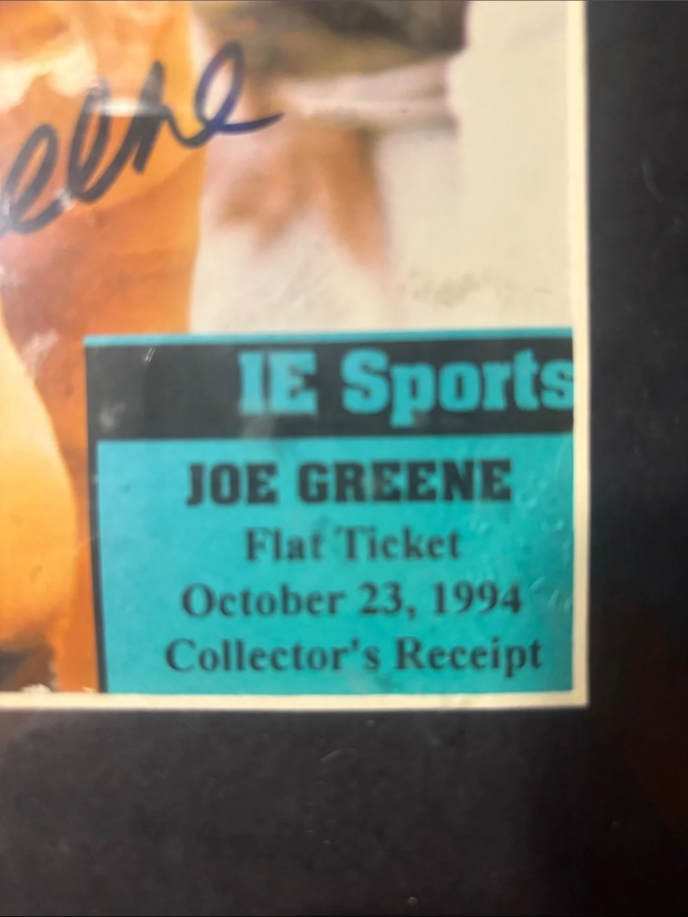 N/A autographed joe